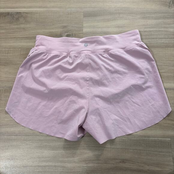 Lululemon Fast and Free Reflective Short Women Size 6 Light Pink - Picture 3 of 4